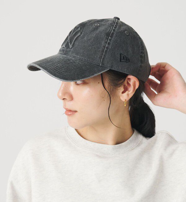 BEAUTY&YOUTH UNITED ARROWS「【別注】＜NEW ERA＞920 エンボス ロゴ キャップ」|キャップ・キャスケット|BLACK