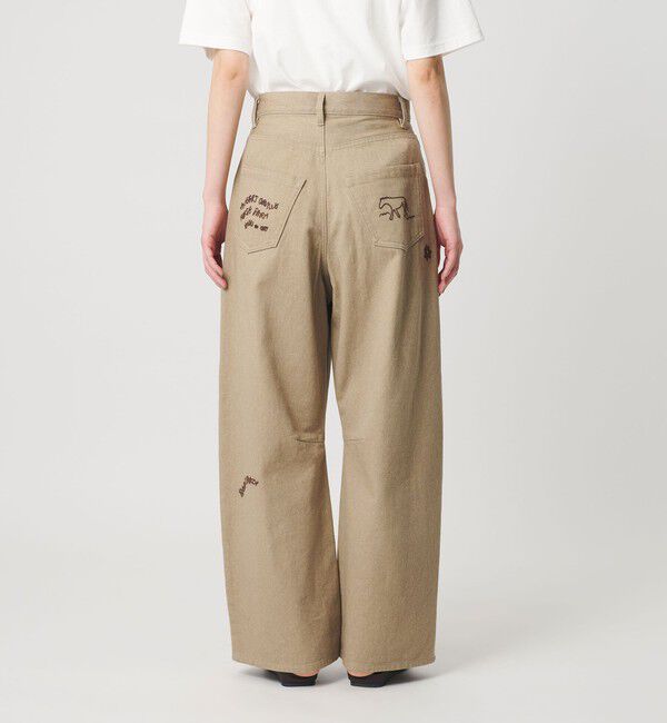 BEAUTY&YOUTH UNITED ARROWS「ドローイング エンブロイダリー 5ポケットパンツ」|その他|