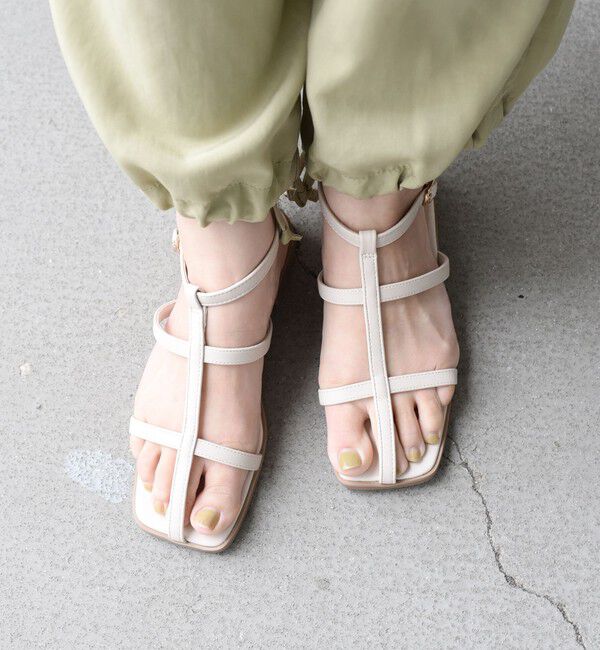 SHIPS for women「* スリム ストラップ サンダル 22.5～25.5cm◇」|サンダル|