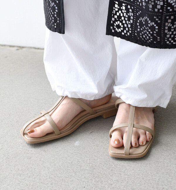 SHIPS for women「* スリム ストラップ サンダル 22.5～25.5cm◇」|サンダル|