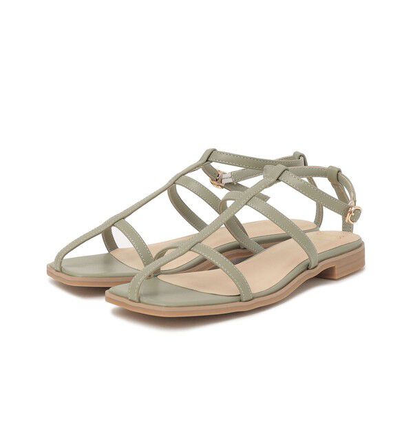 SHIPS for women「* スリム ストラップ サンダル 22.5～25.5cm◇」|サンダル|