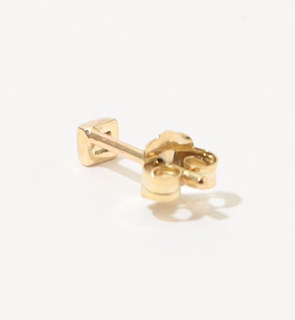 TOMORROWLAND GOODS「Metier Mini Bezel Set Princess Gemstone Studs 片耳ピアス」|ピアス|