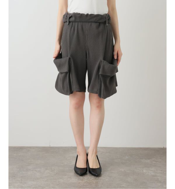 PULP「【Geek Office / ギークオフィス】OPEN YY / ROLLED WAIST WAFFLE CARGO SHORTS」|その他|