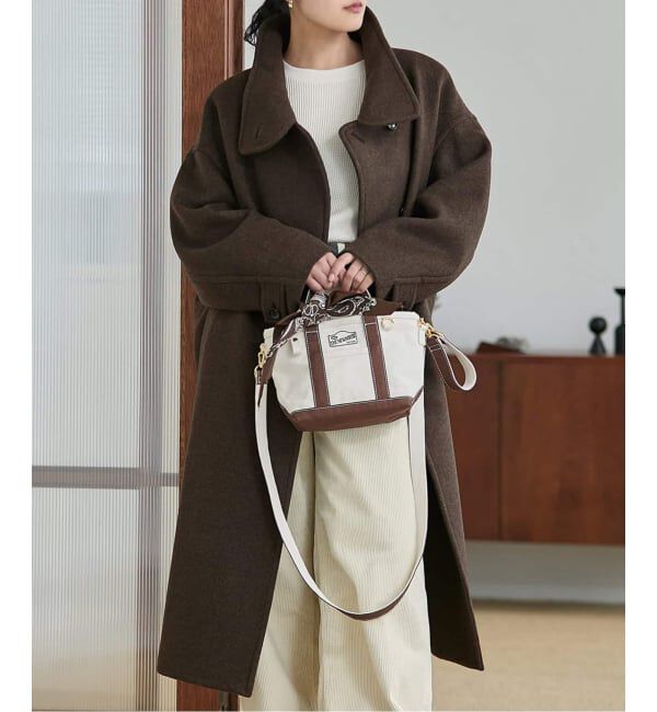 journal standard L'essage「MANTECO/TWEEDスタンドコート」|その他|カーキ