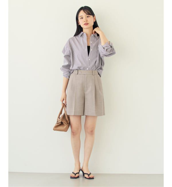 NOBLE「《予約・セットアップ対応》ドンゴロスフレアショートパンツ」|その他|