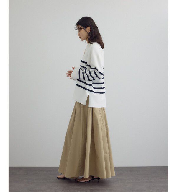 SALON adam et rope'「【WEB・一部店舗限定】スリットフレアスカート」|スカート|