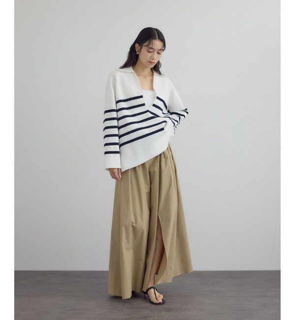 SALON adam et rope'「【WEB・一部店舗限定】スリットフレアスカート」|スカート|