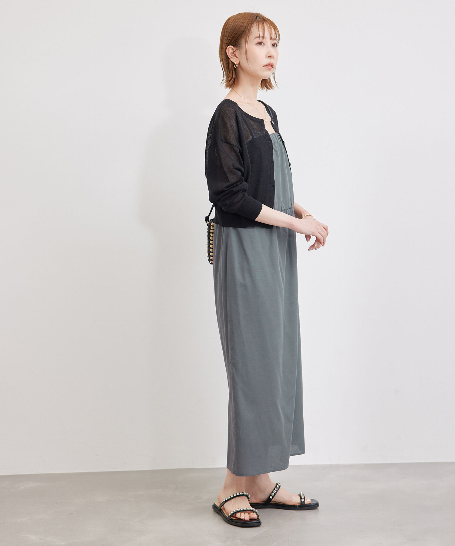 Rope&rsquo;Picnic「麻混キャミワンピース」|ワンピース|