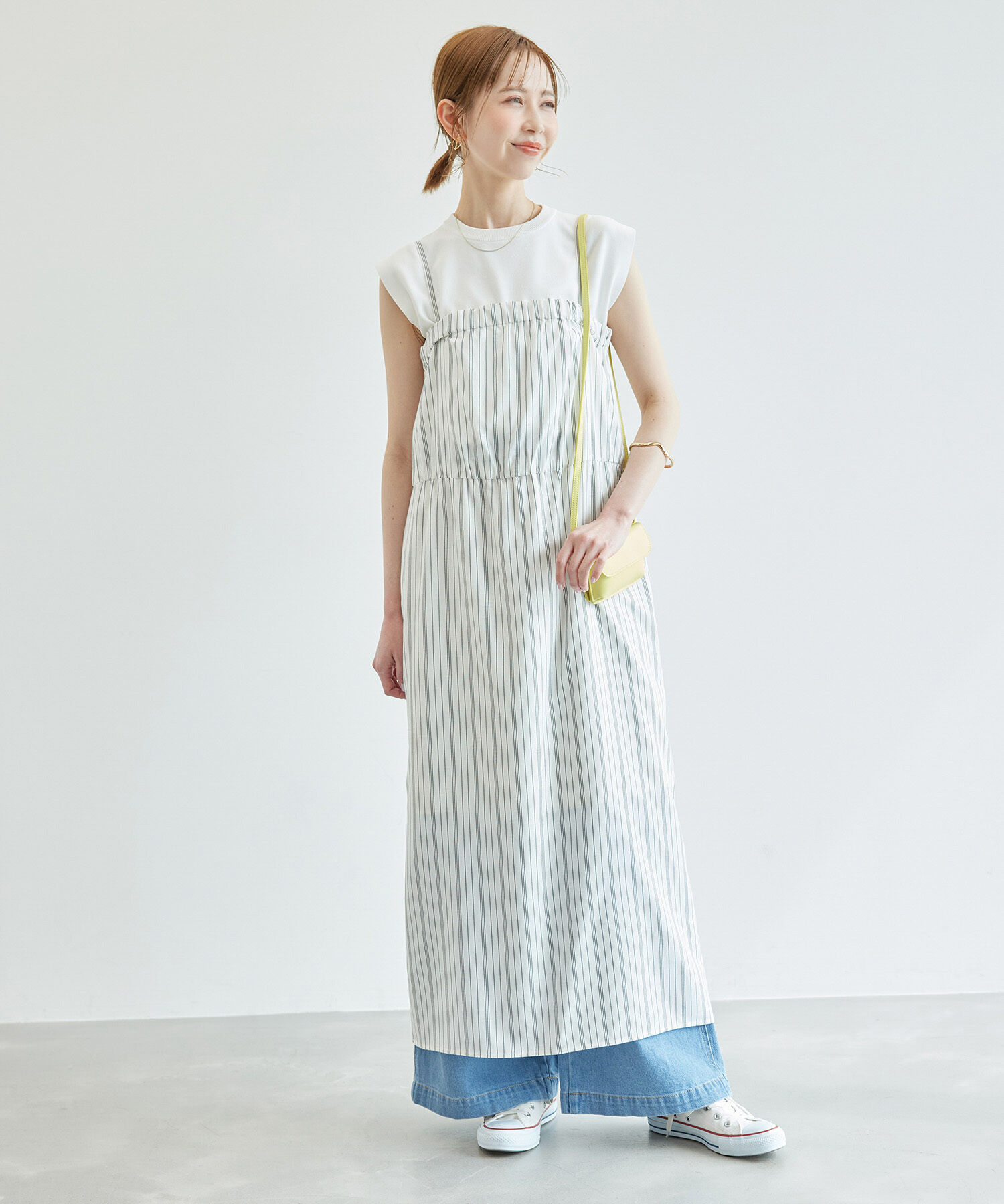 Rope&rsquo;Picnic「麻混キャミワンピース」|ワンピース|