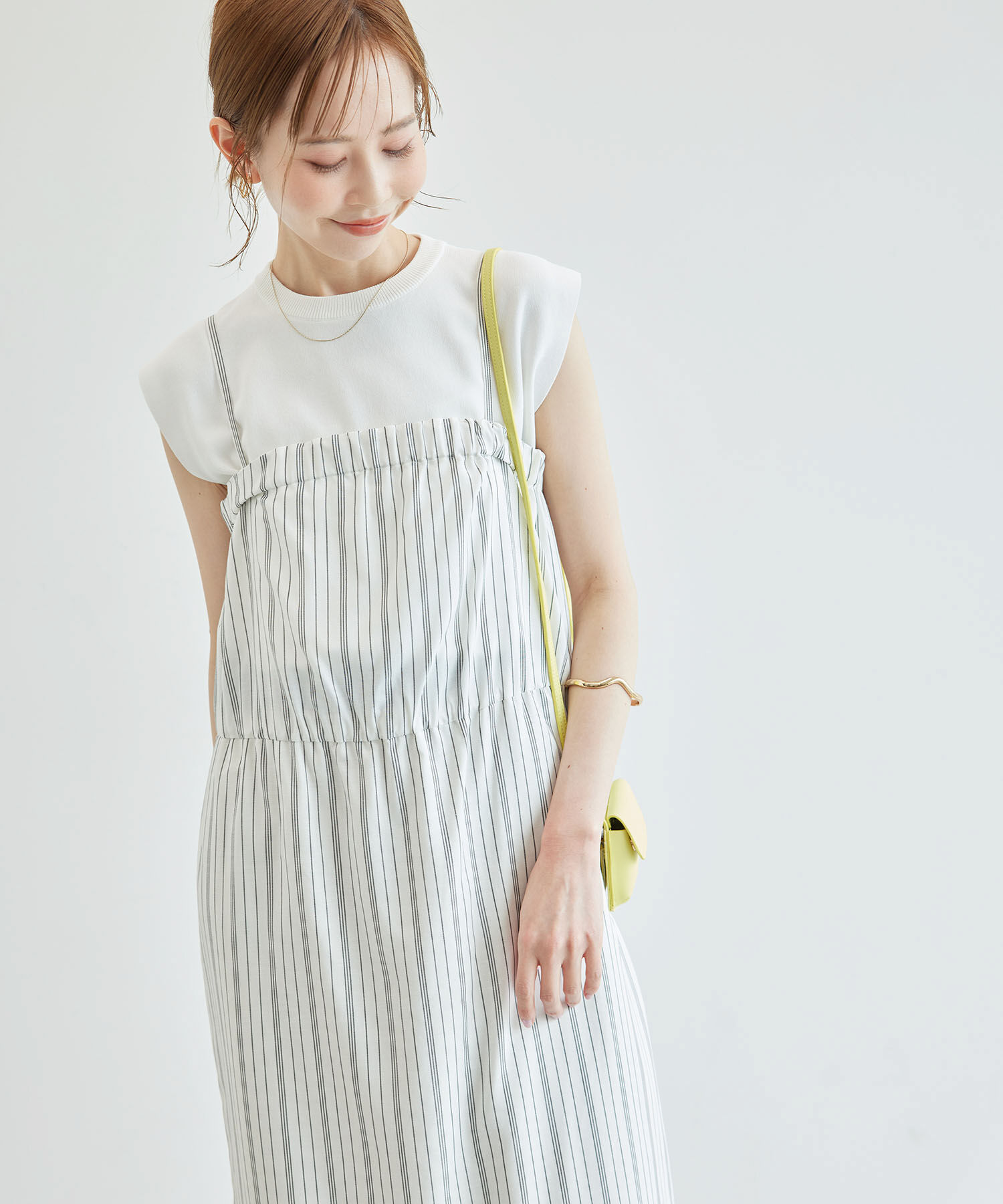 Rope&rsquo;Picnic「麻混キャミワンピース」|ワンピース|