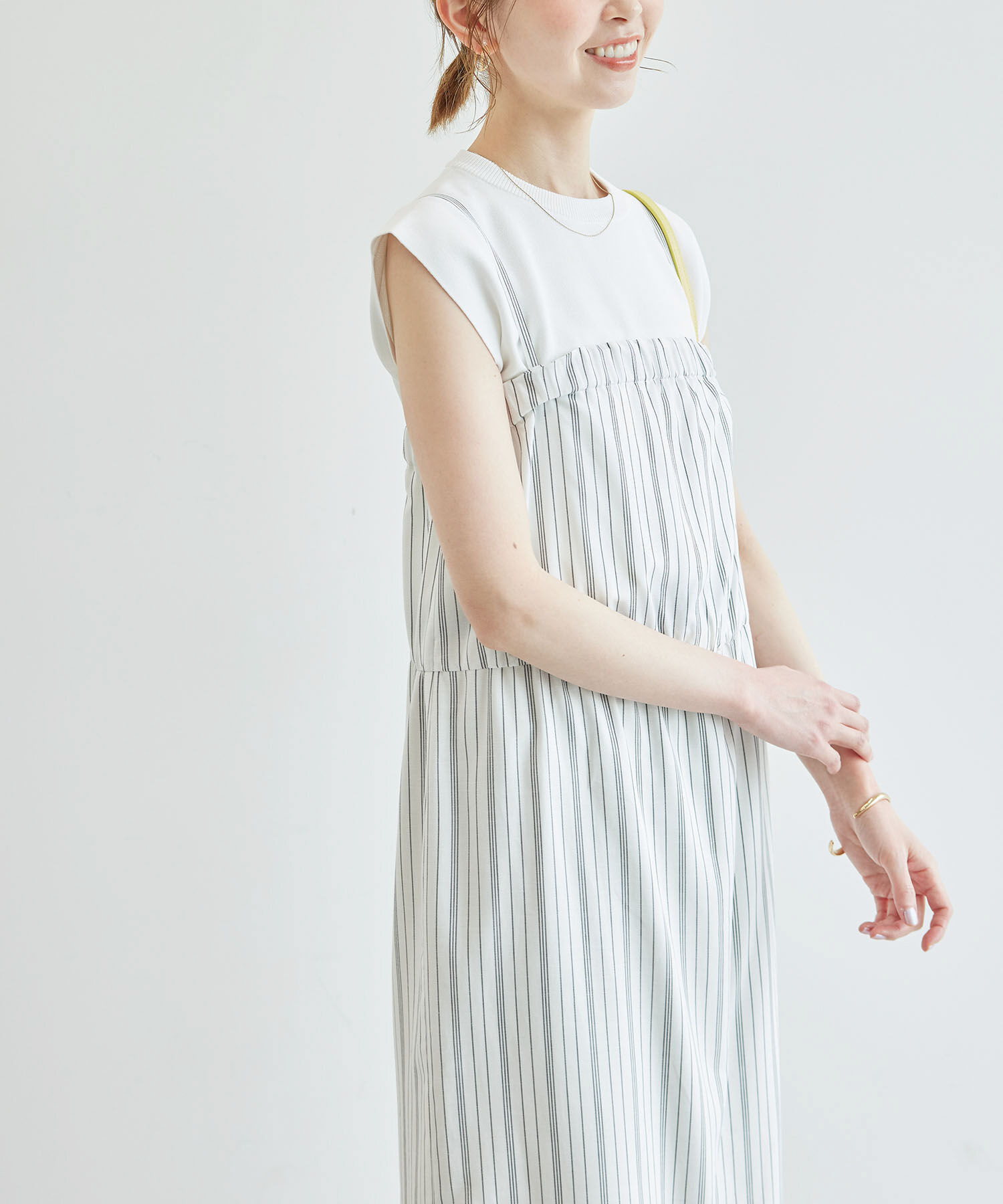 Rope&rsquo;Picnic「麻混キャミワンピース」|ワンピース|