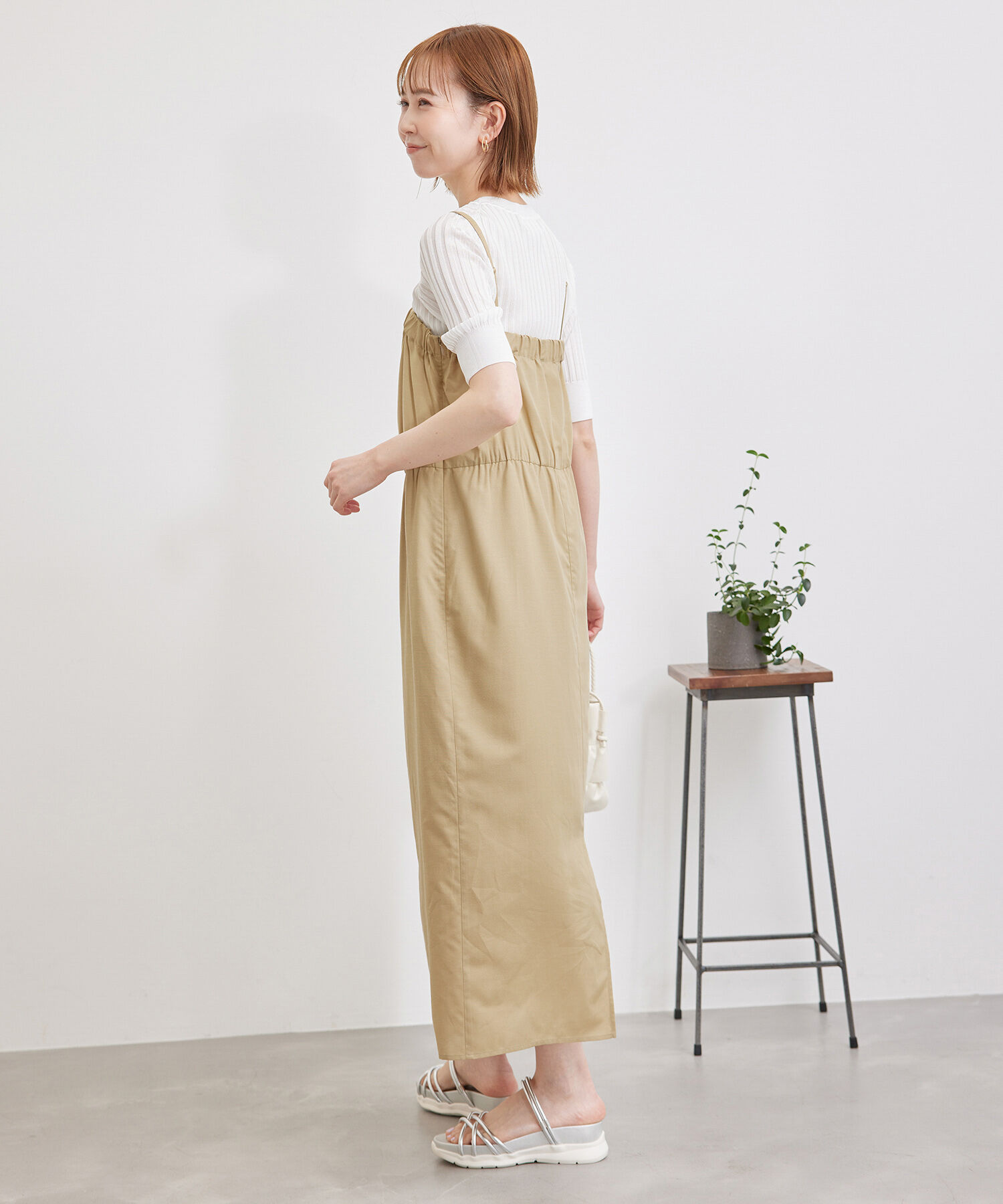 Rope&rsquo;Picnic「麻混キャミワンピース」|ワンピース|