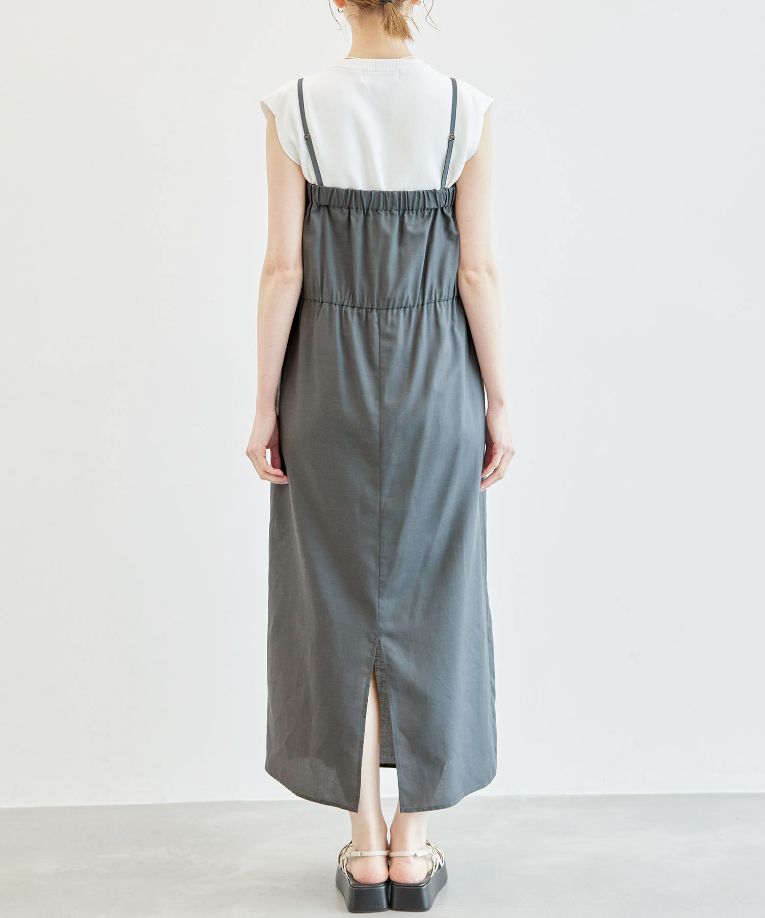 Rope&rsquo;Picnic「麻混キャミワンピース」|ワンピース|