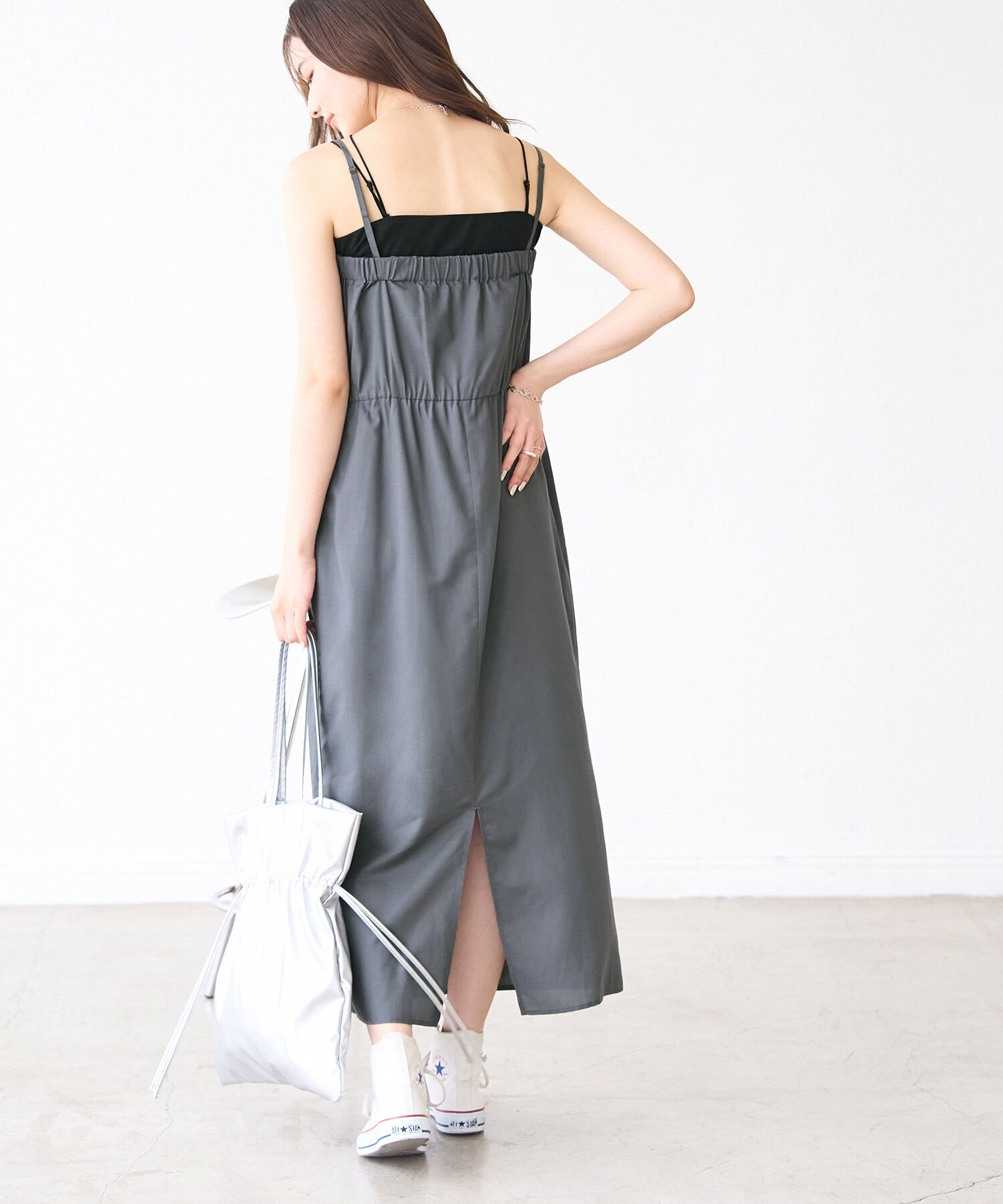 Rope&rsquo;Picnic「麻混キャミワンピース」|ワンピース|