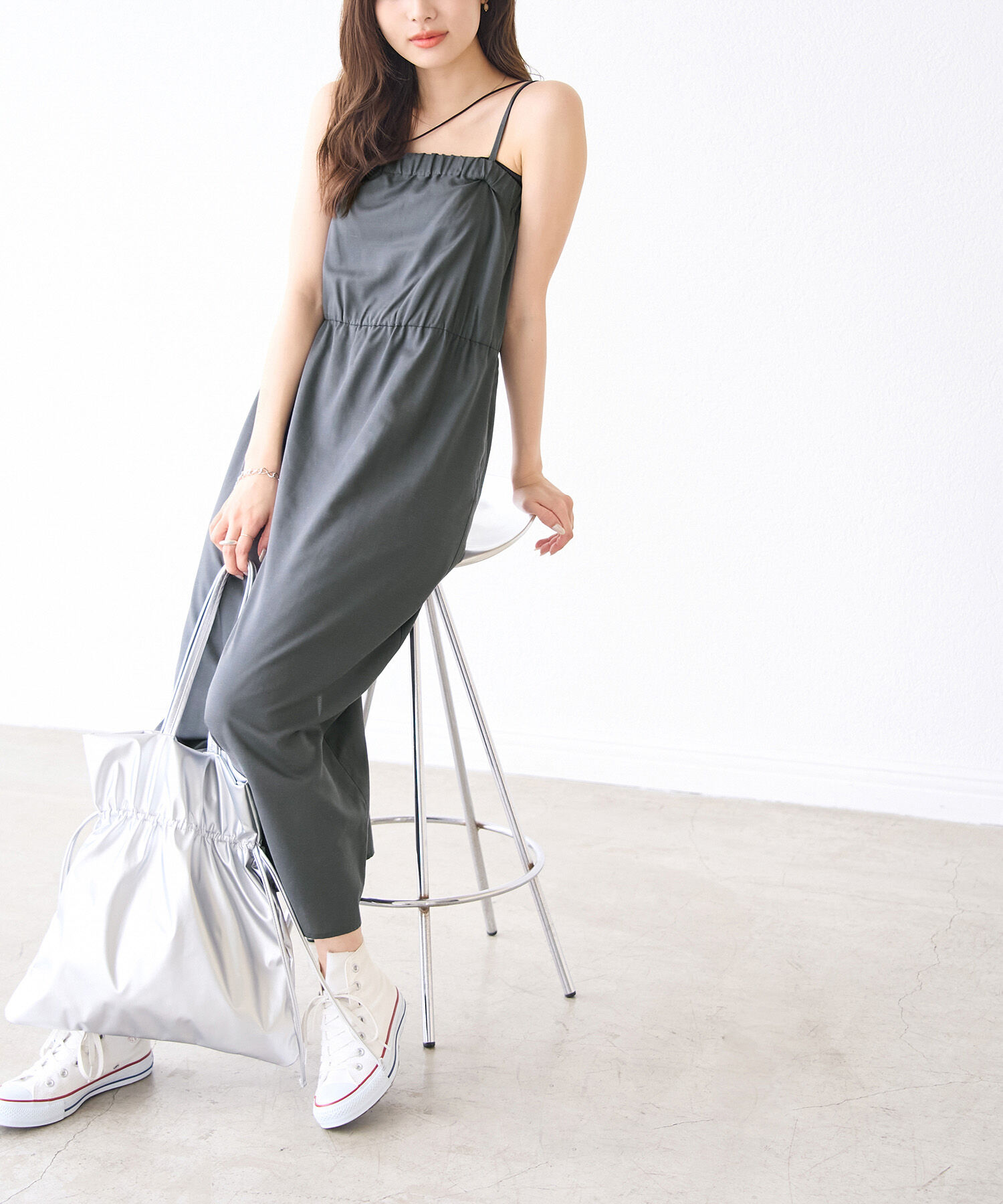 Rope&rsquo;Picnic「麻混キャミワンピース」|ワンピース|