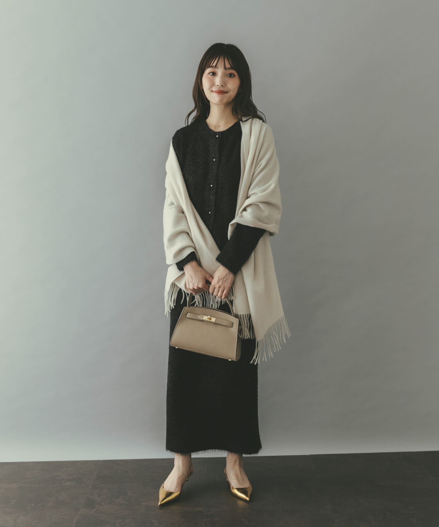 URBAN RESEARCH ROSSO「ラメシャギーカーディガン」|カーディガン|