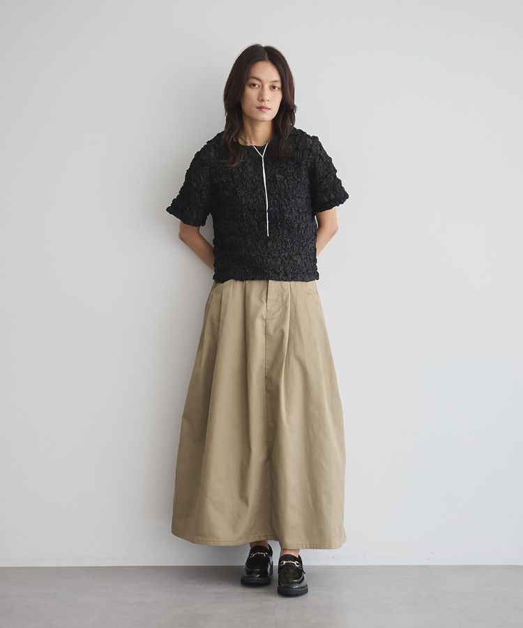 GARAGE OF GOOD CLOTHING「ドットクロップド丈シャーリングプルオーバー」|シャツ・ブラウス|