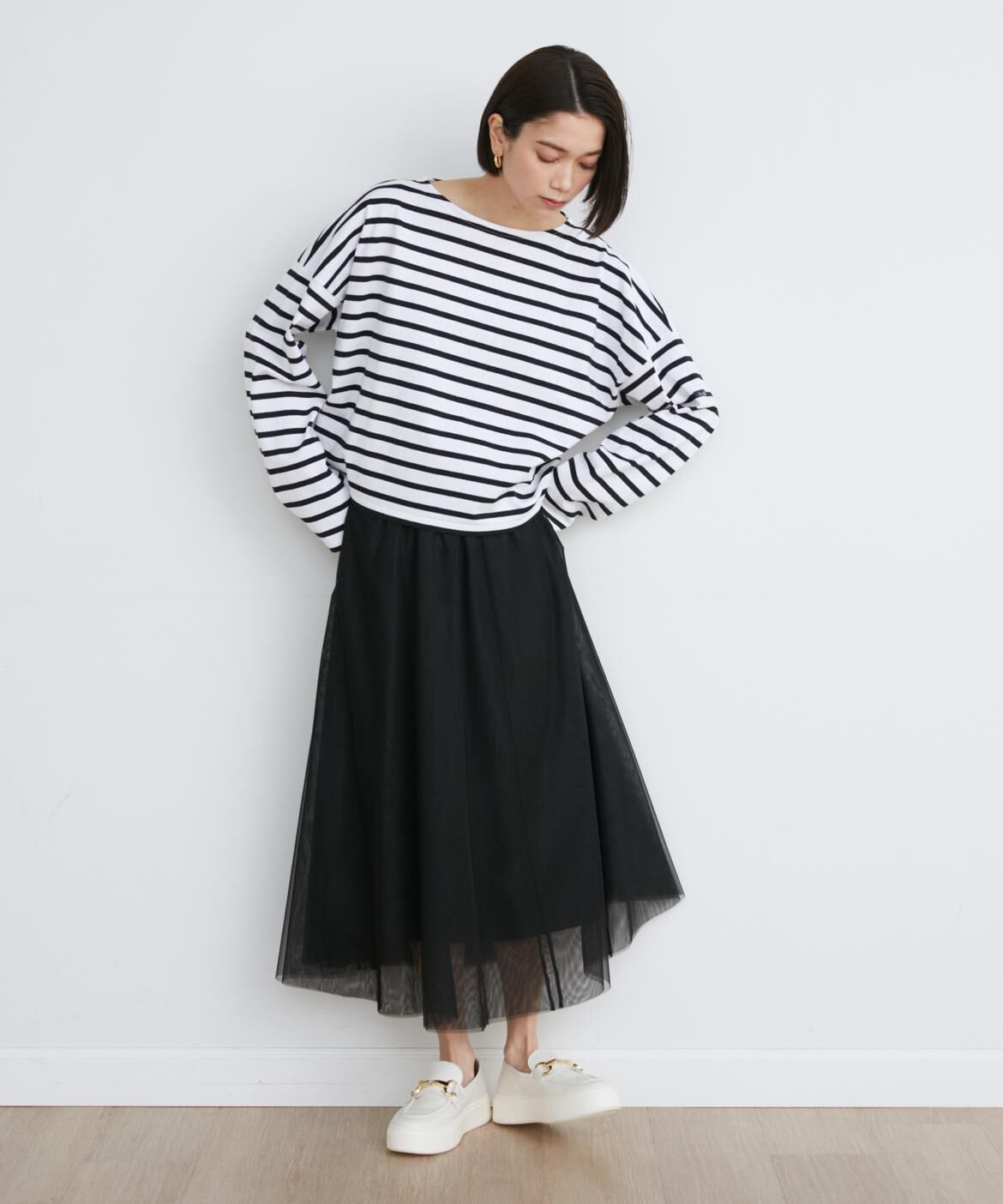 INED「《SUPERIOR CLOSET》PETIT COPAIN COURT別注ボーダーTシャツ《Le minor》」|シャツ・ブラウス|