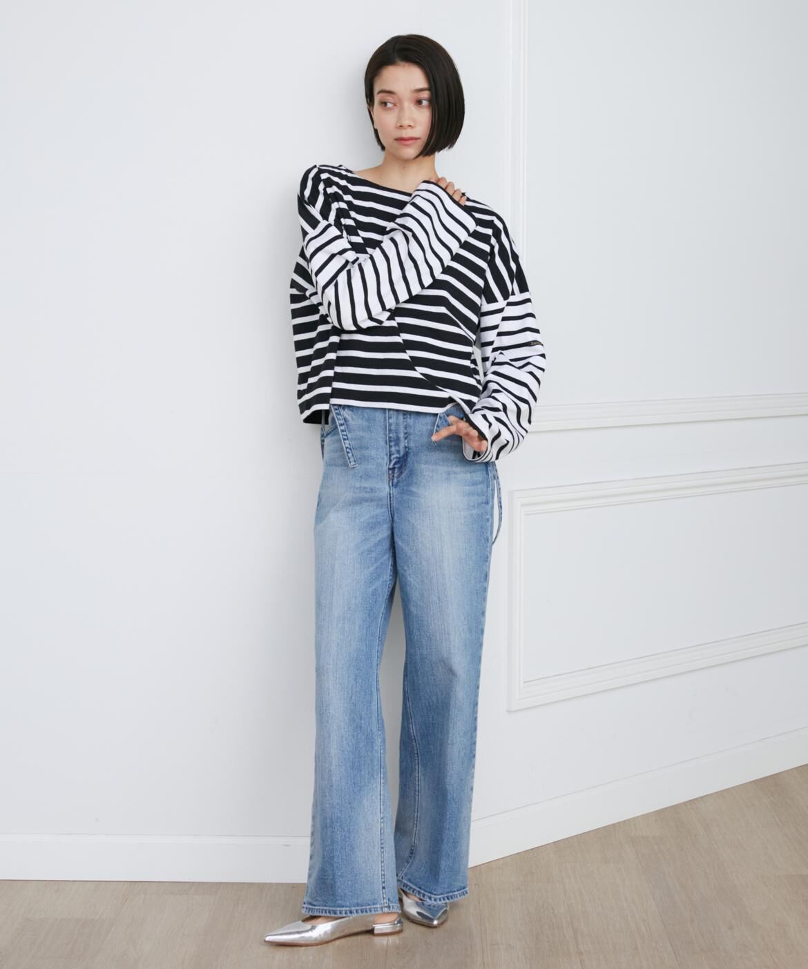 INED「《SUPERIOR CLOSET》PETIT COPAIN COURT別注ボーダーTシャツ《Le minor》」|シャツ・ブラウス|