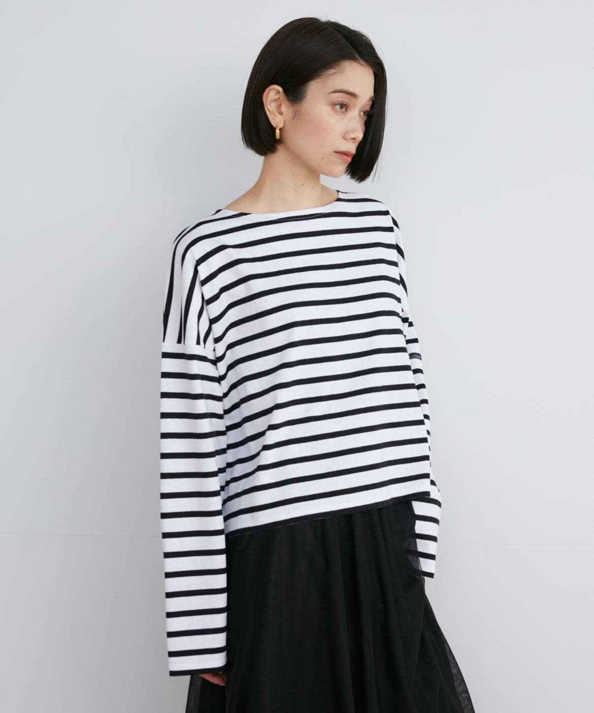 INED「《SUPERIOR CLOSET》PETIT COPAIN COURT別注ボーダーTシャツ《Le minor》」|シャツ・ブラウス|