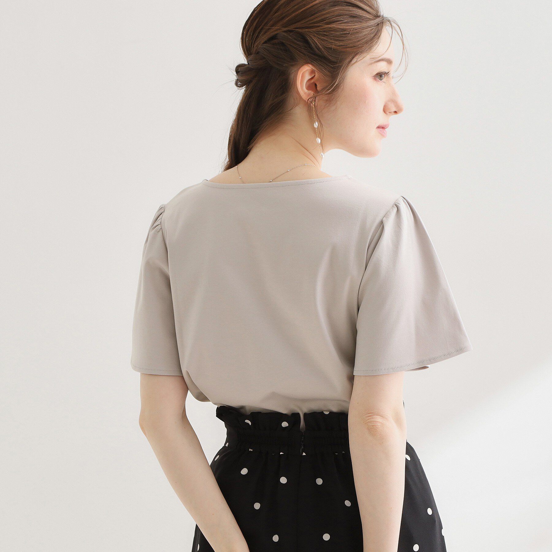 Couture broach「リボンプリントTシャツ」|Tシャツ・カットソー|