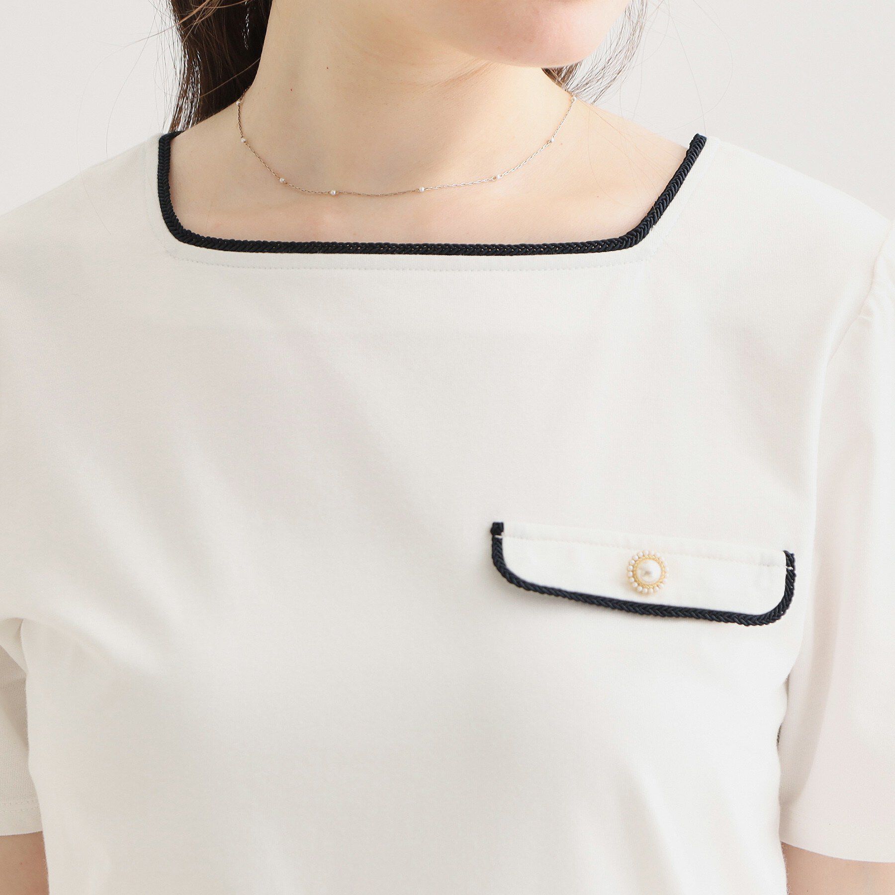Couture broach「天竺リバーマリンコードTシャツ」|Tシャツ・カットソー|
