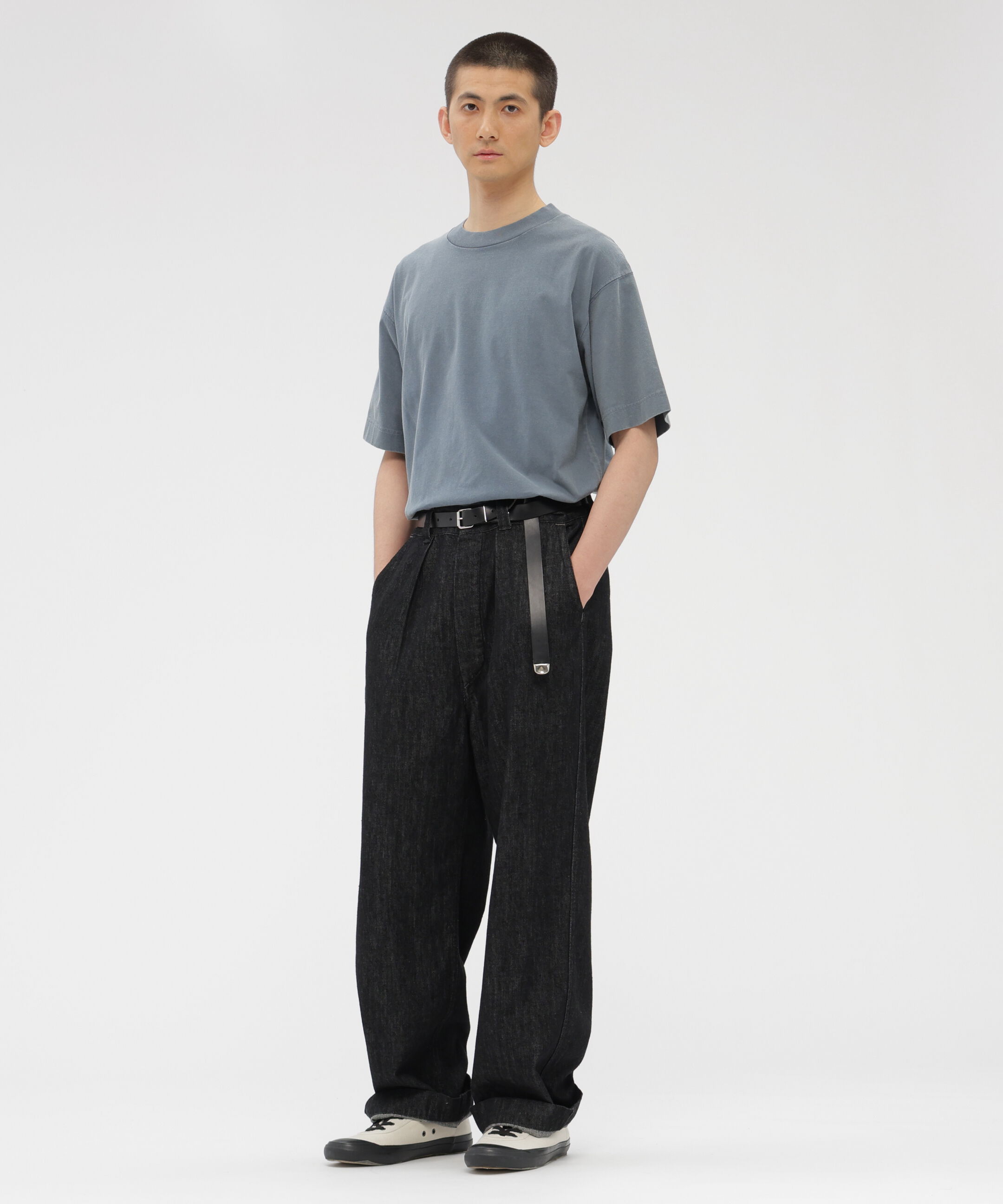 MHL.「FADED ROUGH COTTON JERSEY TOP」|Tシャツ・カットソー|