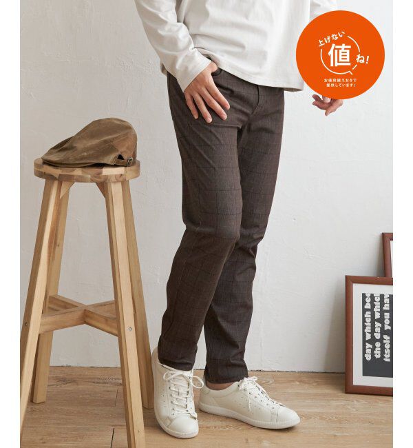 ikka「EASYSTRETCH イージーストレッチ チェック5P」|その他|