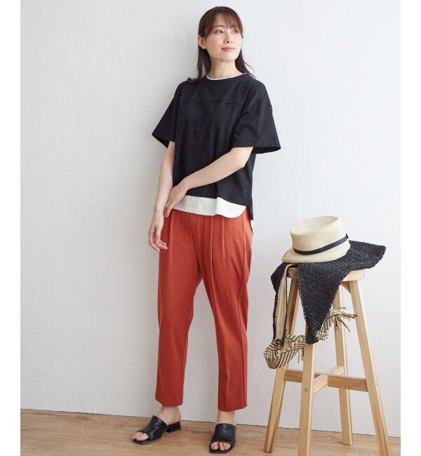 ikka「【接触冷感】ひやっとBeasyStretchパンツ」|その他|