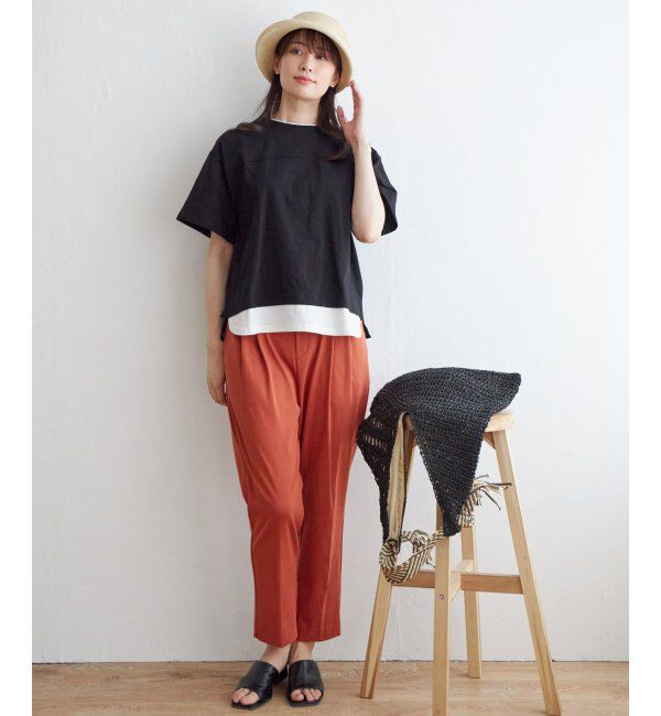 ikka「【接触冷感】ひやっとBeasyStretchパンツ」|その他|