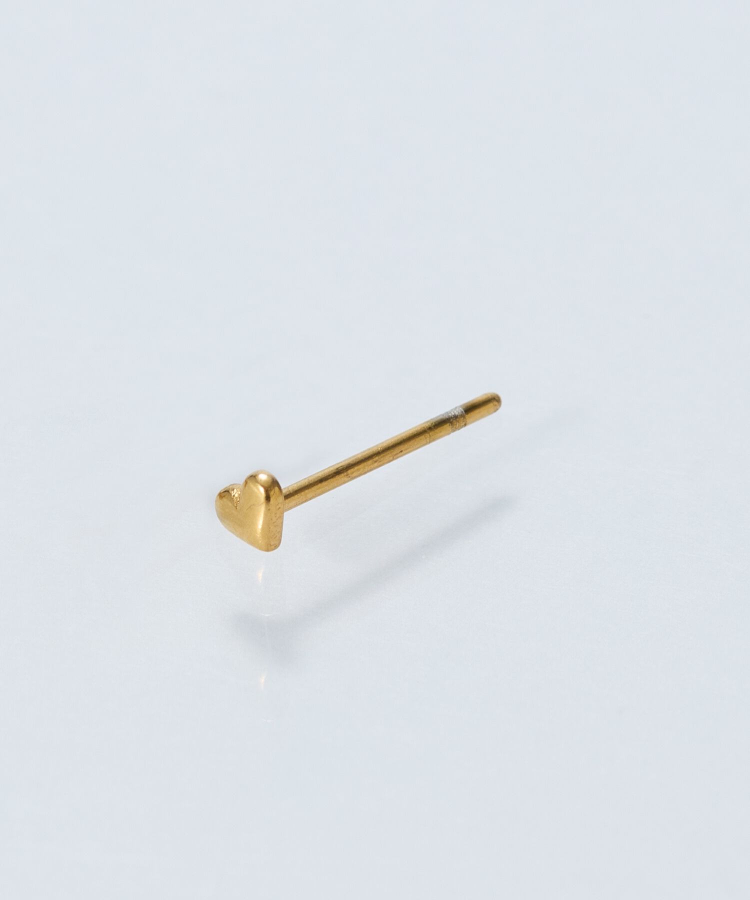 Phoebe「【金属アレルギー対応】タイニーハートピアス(片耳)　ゴールド/サージカルステンレス」|ピアス|