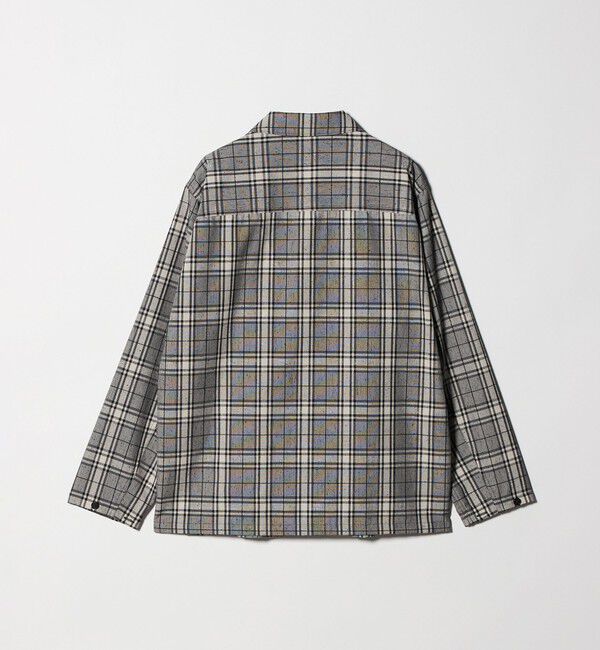 UNITED ARROWS「ネップクロス グレンチェック ユーティリティシャツ」|シャツ・ブラウス|