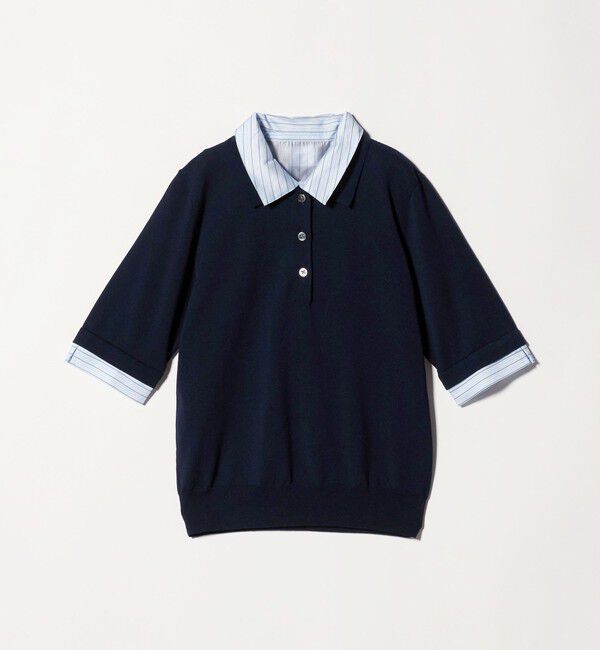 UNITED ARROWS「ポロコンビ 4WAY ニット ‐ウォッシャブル‐」|ニット・セーター|