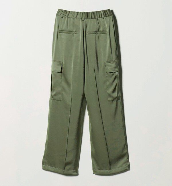 UNITED ARROWS「サテン クリーン ポケット パンツ ‐ウォッシャブル‐」|カーゴ|