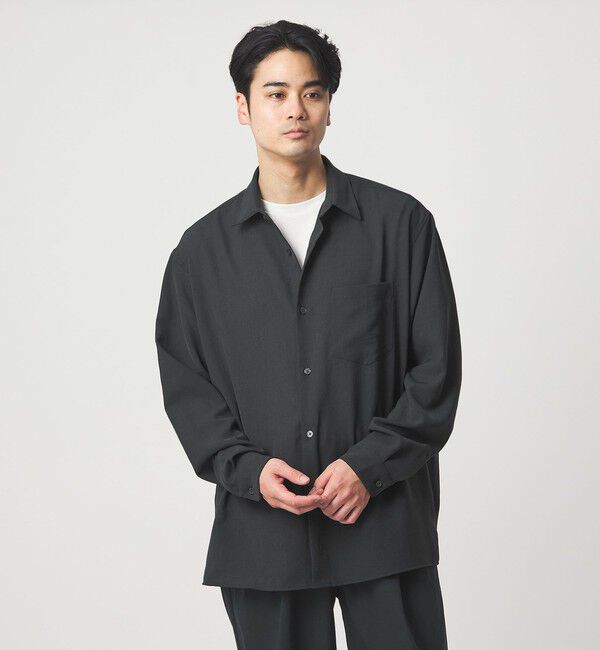 UNITED ARROWS green label relaxing「ワッシャー ポプリン ボックス シャツ」|シャツ・ブラウス|