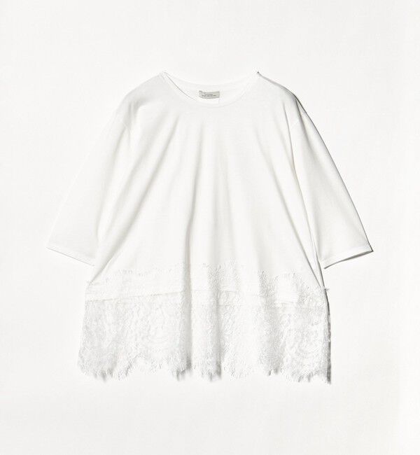 UNITED ARROWS green label relaxing「スソ レース プルオーバー カットソー」|Tシャツ・カットソー|