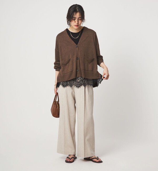 UNITED ARROWS green label relaxing「スソ レース プルオーバー カットソー」|Tシャツ・カットソー|