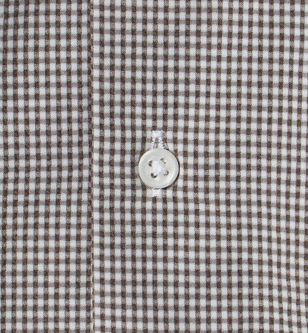 UNITED ARROWS green label relaxing「ポリエステル ラッカン ギンガムチェック スタンダード スナップ ボタンダウン 半袖 シャツ -ストレッチ・」|シャツ・ブラウス|