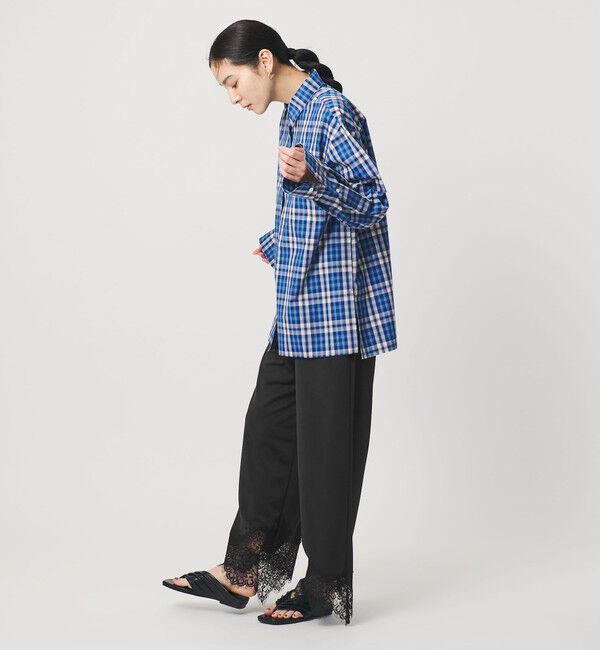 BEAUTY&YOUTH UNITED ARROWS「ポリエステル ヘムレース イージーパンツ」|その他|BLACK
