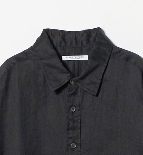 BEAUTY&YOUTH UNITED ARROWS「麻 レギュラーカラー シャツ ウォッシャブル」|シャツ・ブラウス|