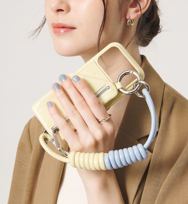 BEAUTY&YOUTH UNITED ARROWS「＜ajew＞パテント コイル ストラップ」|モバイルケース|CREAM