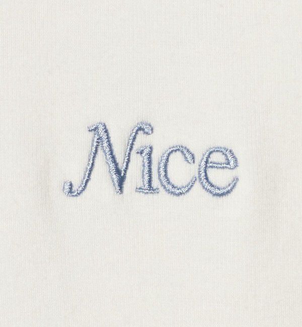 NICE WEATHER「＜NICE WEATHER＞ロゴ フィットTシャツ」|Tシャツ・カットソー|