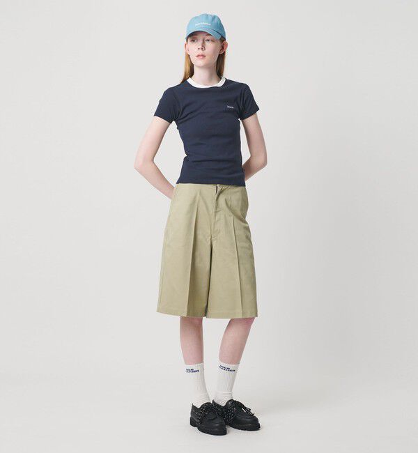 NICE WEATHER「＜NICE WEATHER＞ロゴ フィットTシャツ」|Tシャツ・カットソー|