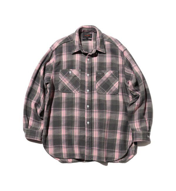 BEAMS PLUS「WORK Waffle Plaid」|シャツ・ブラウス|