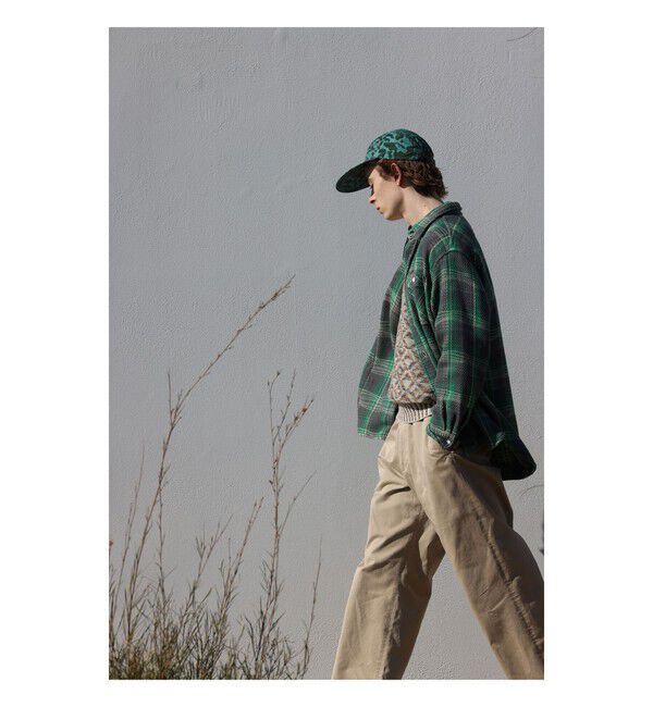 BEAMS PLUS「WORK Waffle Plaid」|シャツ・ブラウス|