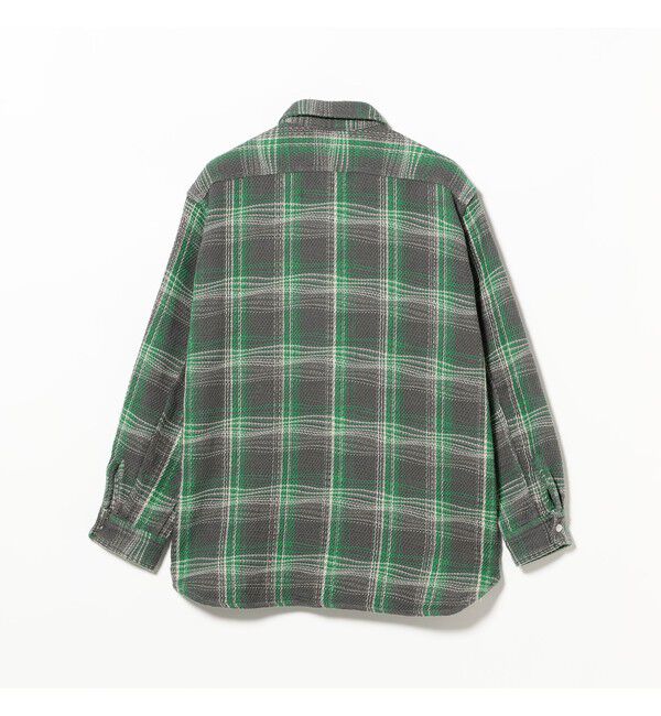 BEAMS PLUS「WORK Waffle Plaid」|シャツ・ブラウス|