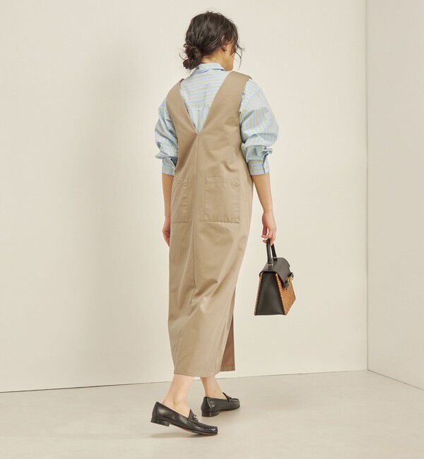 SHIPS for women「【SHIPS別注】TICCA:〈手洗い可能〉チノ ジャンパー スカート ◇」|ワンピース|