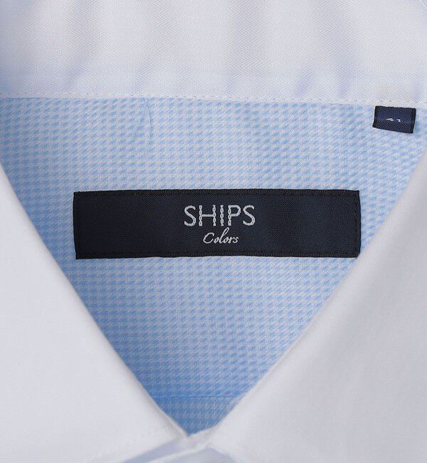 SHIPS Colors 「SHIPS Colors:イージーケア ドビー クレリック ワイドカラー シャツ」|シャツ・ブラウス|