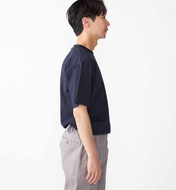 SHIPS「SHIPS: COOLMAX(R) ロールネック ソリッド Tシャツ」|Tシャツ・カットソー|