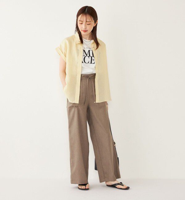 SHIPS Colors 「SHIPS Colors:ユーロ リネン (EURO Linen) ヒヨク シャツ◇」|シャツ・ブラウス|